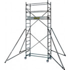 Echafaudage roulant aluminium 4.8 m, CENT414805