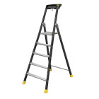 Escabeau aluminium laque 6 marches, CENT438206