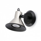 applique murale nickel satiné cup 1 ampoule