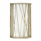 Applique nest, argent et verre, 1 ampoule