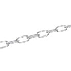 Chaîne en acier électrozingué - 3 mm x 21 mm x 10 m