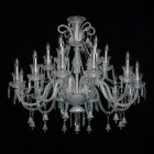 Chandelier chromé classic 18 ampoules 170 cm