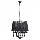 Chandelier chromé elegance 5 ampoules 108 cm