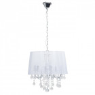 Chandelier chromé elegance 5 ampoules 108 cm