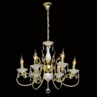 Chandelier doré classic 6 ampoules 90 cm
