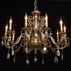 Chandelier laiton classic 10 ampoules 183 cm