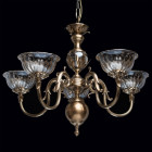Chandelier laiton classic 5 ampoules 200 cm