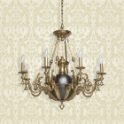 Chandelier laiton classic 8 ampoules 185 cm