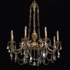 Chandelier laiton classic 8 ampoules 220 cm