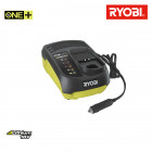 Chargeur de voiture ryobi 18v oneplus lithium-ion 1.8a rc18118c