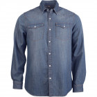 Chemise denim à manches longues kariban 100% coton
