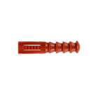 Sachet de 5 chevilles R12 marron sans collerette - 9045