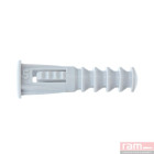 Sachet de 150 chevilles RC5 grises avec collerette - 9165