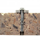 Chevilles à double expansion triga z à vis 18x150 mm en boîte de 25