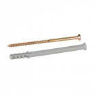 Chevilles et vis pour encadrements 10 pcs - 10 x 140 mm