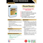 Cire protection multi-supports polish'guard -effet brillant-parquet béton ciment plastique -2l- traite 50 m²