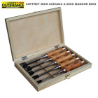 Coffret Ciseaux A Bois Manche Bois