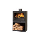 Poêle à bois GODIN Mazamet 8.5kW - Noir - 388145