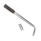 Clé télescopique démonte roue douille 18 / 19 mm chrome vanadium croix dépannage helloshop26 3417088