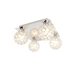 Cluster - 159598 - plafonnier carrée de 23cm -