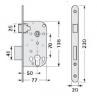 Serrure à mortaiser coffre de surete MULTIBAT axe 50 mm JPM SAS 210000-02-1B