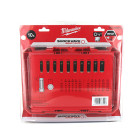 Coffret 10 douilles 1/2" milwaukee shockwave 4932352861