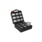 Coffret A Outils En Plastique Avec 18 Compartiments De Rangement Clipsables Pour Ceinture