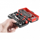 Coffret de douilles de serrage et vissage 1/4'' + kit accessoires voiture facom r2nanoc217im