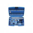 Coffret de douilles et embouts bgs technic - embouts tx - 6,3 mm - 46 pcs - 2145