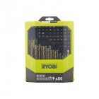 Coffret ryobi 86 accessoires mixtes - perçage et vissage rak86mixc