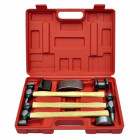 Coffret set de marteau et tas pour carrossier 7 pièces outils garage atelier bricolage 3402029 helloshop26 3402029/2