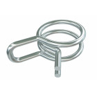 Collier de serrage double fil pour tube tressé ø 6mm (1/4 ) (x 25) - sauermann indus. : acc00916