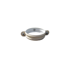 Collier de fixation Alu 10/10ème pour descente d'eau pluviales ronde - Diamètre et couleur au choix