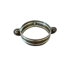 Collier de fixation Zinc 7/10ème pour descente d'eau pluviales ronde Ø100 - Couleur au choix