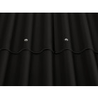 Plaque ondulée 6 ondes Coloronde FR® versant 2 coins coupés longueur 1m58 (à l'unité) Eternit 