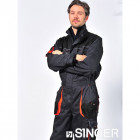 Combinaison de travail singer pro poches zip polyester /coton haute qualite - Taille au choix