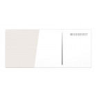 Commande déportée type 70 en verre pour réservoir Omega 12 geberit verre chococlat