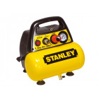 Compresseur sans huile Coaxial 6L 8 bar 1,5CV avec manomètre - DN 200/8/6 STANLEY 110400
