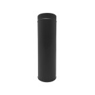 Tdpi500 conduit double paroi isolé polycombustible longueur 50 cm    noir   ø125 - à l'unité