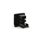 Connecteur triphase fin double sens noir