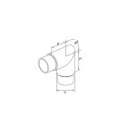 Coude 90° angulaire inox a2