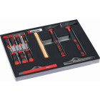 Servante Servi 630N + 200 outils maintenance indus. SAM OUTILLAGE modules mousse - CPP-200M4