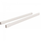 Set de tringles hettich arcitech longitudinale - 650 mm - blanc - 9149292