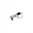 Curseur coulisse ergonomique chromé pour barre de douche diamètre 32 mm PMR