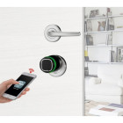 Cylindre électronique type libra smart mifare 30 x 40 mm controlé 1 côté, réversible avec clé ip54