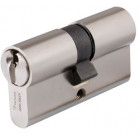 Cylindre V5 - Profil européen 2 entrées VACHETTE 7100 Dim.(en mm): 30x35, Long. 65 mm, Fin.: laiton