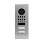 Portier vidéo ip avec détecteur de mouvement 2 sonnettes - doorbird d1102v inox - encastrable