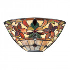 Applique kami, bronze vintage et verre tiffany