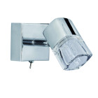 Applique blocs chrome et verre