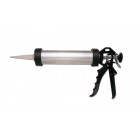 Pistolet à cartouches / poches de silicone corps aluminium tube graisse presse helloshop26 3417149